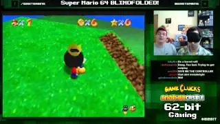 BLINDFOLDED Mario 64 first star!