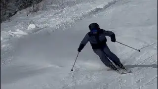 Short radius turn: pressure, timing, rhythm. #ski #flowstate