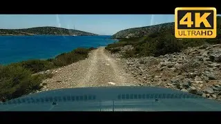 Αστυπάλαια - Όλη η 4x4 Διαδρομή Για Την Παραλία Αγρελίδι - All 4x4 to Agrelidi Beach - Astypalaia 4K