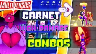 Rank 1 Garnet combos 🔮  | Multiversus Combos | garnet combo guide