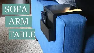 How To Make a Sofa Arm Table | DIY Wood Projects (IN 5 MINUTES OR LESS!)