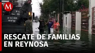 Por inundaciones en Reynosa, activan albergues para personas afectadas