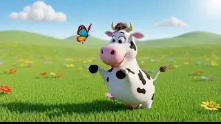 The Friendly Cow Song | Rhyme for Kids | Happy Farm Song for kids learning