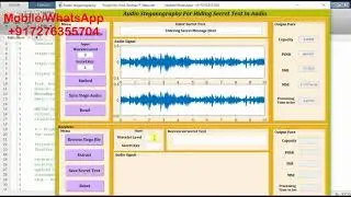 Audio Steganography Using Matlab Code / Hiding Secret Text In Audio Using Matlab Project Source Code