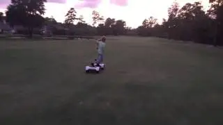 Little GolfBoarder Girl...High Gear, One Hand!!  #GolfBoard #SurfTheEarth #AnyAge