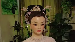 Traditional Chinese Hairstyle | ASMR | Hair Fixing ~ Perfectionist ~ Finishing Touches - No Talking 