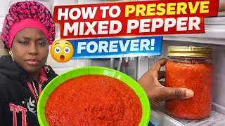 How to preserve Mixed pepper FOREVER.Chef J.O&rdquo;s kitchen 19/12/2025