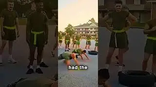 He Challenged His Commander to a Race #shorts #speed #fitness #military