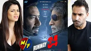 RUNWAY 34 | Official Teaser REACTION!! | Amitabh Bachchan, Ajay Devgn, Rakul Preet Singh
