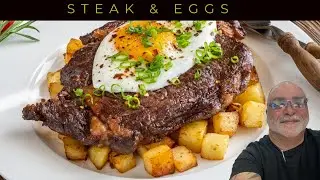 Delicious Steak & Eggs - at the terrace point , Wynn Las Vegas