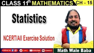 Statistics | Ch - 15 | Class - 11 | MATHEMATICS | #creatorssuper30 #mathematics
