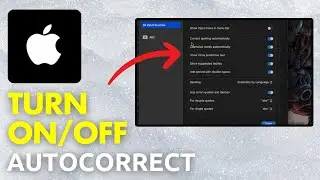 How To Turn On Or Off The Auto Correct On The Mac