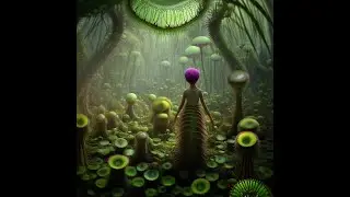 Glowing Carnivorous Plants Forest - Stable Diffusion + Deforum