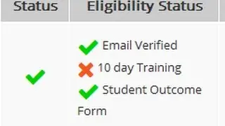 Pmgdisha student outcome form complete