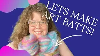 Tour de Fleece Day 10 Making Art Batts for Fairily Fiber Fun Collaboration