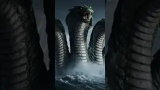 The Hydra Has Risen From the Ocean Depths😱😱  Hydra #SeaMonster #MythicalCreature #CaughtOnCamera