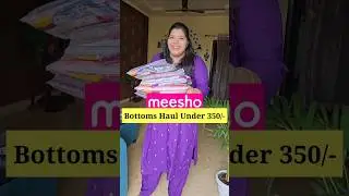 Meesho plus size bottoms haul under 350/- 💕 #Meesho #bottoms #meeshohaul #plussize #glamkhush