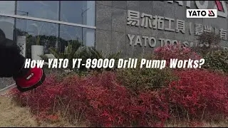 How YATO YT-89000 Drill Pump Works YT-8277915+YT-89000#YATO#POWER TOOLS
