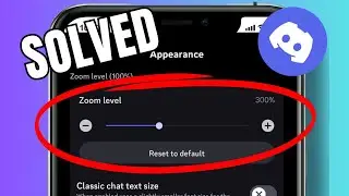 How to change the zoom settings in Discord