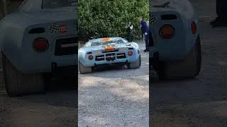 Ford GT40 Gulf engine sound, the 2 times winner of Le Mans in a row
