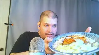 Asmr Chicken Rice & Cucumber Salad Mukbang