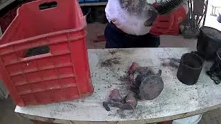 Casting Copper Dog and Penguin & Laser Engrav