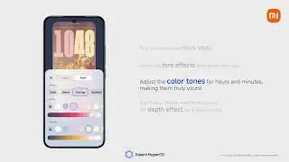 Access one-stop personalisation editor and easily adjust the lock screen template!#XiaomiHyperOS3