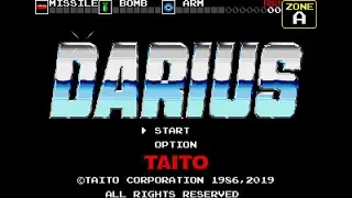 Darius (ダライアス). [Mega Drive Mini]. 1LC. No Death. 60Fps.