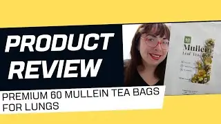 CCnature Premium 60 Mullein Tea Bags For Lungs REVIEW!