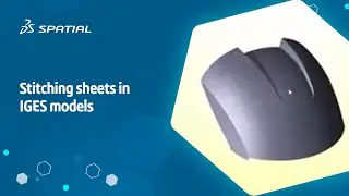 Stitching sheets in IGES models