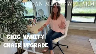 Stylish Bananister Armless Office Chair Review | Perfect Vanity Chair with Adjustable Comfort