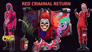 Free Fire New Neon Criminal Bundle & Items 2022 | Red Criminal Return | FF 5th Anniversary Event