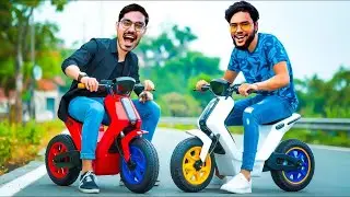 Riding 4 Mini Dirt Bikes in Public 49cc Engine People were amazed to see the small bikes