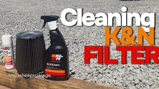 K&N Air Filter Cleaning & Re-Oiling | Ford Ranger 3.0 V6 Maintenance DIY