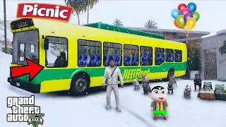 Chop Ke Saath ALL DOGS PICNIC Trip! 😱🐕 | Franklin & Shinchan | GTA V