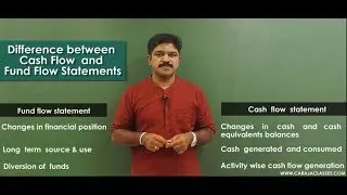 Difference between Cash Flow and Fund Flow Statement