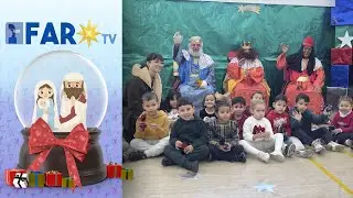 El 'Reina Sofía' recibe la visita de los Reyes Magos