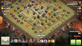 3star Mass miner attack on th12 using wall wreaker