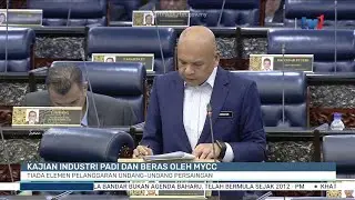 25.2-BTH-KAJIAN INDUSTRI PADI DAN BERAS OLEH MYCC: TIADA ELEMEN PELANGGARAN UNDANG-UNDANG PERSAINGAN