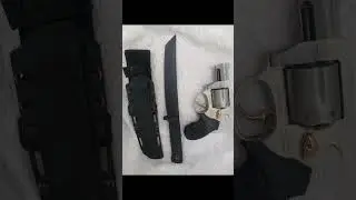 Recon Tanto knife 🗡 & Taurus 856 38 special gun💚