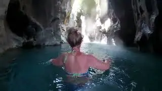 Kourtaliotiko Gorge waterfall