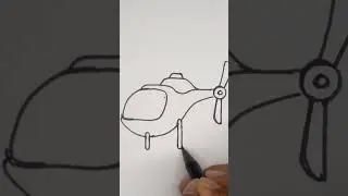 HOW TO DRAW HELICOPTER - HELICOPTER DRAWING