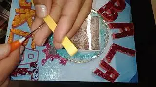 How to make Resin and Quilling paper art together #resin art #Quilling art #artist #support #DIY