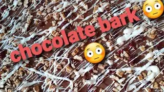 Holiday Chocolate bark fun and easy recipe . . . . . . #diy #holidaytreat #etsy