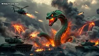 Lava Snake vs. American Army: Who will win this great war? 🌋 🐍 | Kingdom of Monsters 