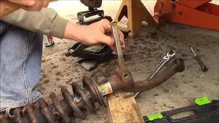 DIY car repair, 2005 GMC Envoy Trailblazer How to replace front struts