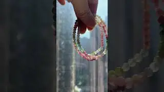 To see what natural tourmaline looks like #tourmaline #bracelet  #crystals #jewelry