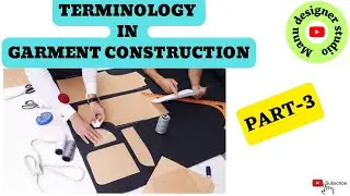 Sewing Terminology for beginners|Terminology used in the garment construction#sewing#term #garments