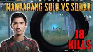 Manparang Solo Vs Squad Kat Sanhok | Manparang Gameplay | PUBG Mobile Malaysia