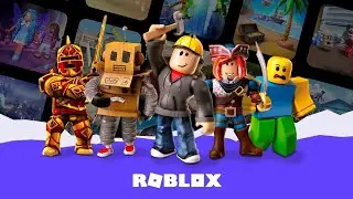 Jugando un poco a Roblox.